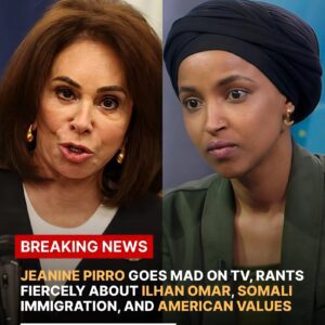 “Jeanine Pirro GOES MAD ON TV, Rants Fiercely About Ilhan Omar, Somali Immigration, and ‘American Values’
