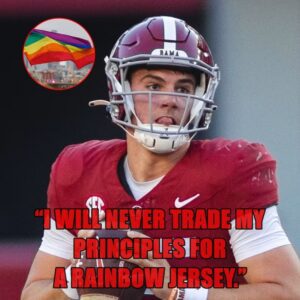 “I WILL NEVER TRADE MY PRINCIPLES FOR A RAINBOW JERSEY”: TY SIMPSON’S STAND SHAKES THE SPORTS WORLD