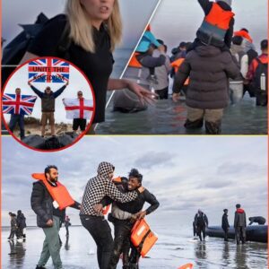 The drama unfolds as British vigilantes are caught slashing migrant boats in France, sending shockwaves