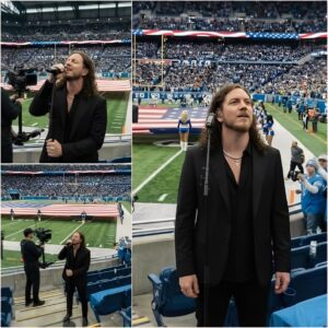 No one knew Thanksgiving night was about to feel holy. Brandon Lake didn’t just sing the National Anthem — he lifted the entire stadium into a silence no one expected.
