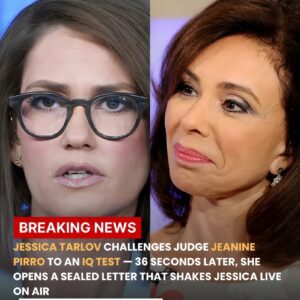 🔥 BREAKING NEWS : Jessica Tarlov Challenges Judge Jeanine Pirro to an IQ Test — 36 Seconds Later, She Opens a Sealed Letter That Shakes Jessica LIVE On Air...