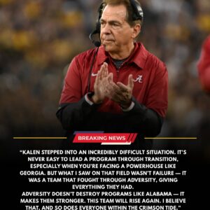 Former Alabama Coach Nick Saban Defends Head Coach Kalen DeBoer After 7–28 Loss to Georgia nn