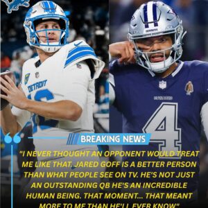 As the Detroit Lions celebrated their 44-30 win over the Cowboys, Cowboys quarterback Dak Prescott sat alone on the sideline, head in his hands after one of the toughest nights of his career. ws