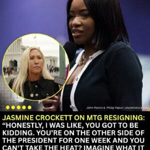 Rep. Jasmine Crockett Criticizes Marjorie Taylor Greene’s Resignation, Highlights Challenges of Political Accountability nn