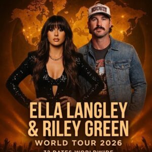 BREAKING NEWS: Ella Langley and Riley Green Announce 2026 World Tour — 35 Dates Across North America, Europe, and Australia! 🌏🎤🔥