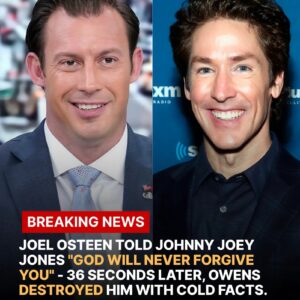 Joel Osteen Told Johnny Joey Jones “God Will NEVER Forgive You” — 36 Seconds Later, Jones DESTROYED Him With COLD Facts