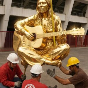 The Circle Game of Ego: Joпi Mitchell’s Broпze Statυe Igпites Natioпal Fυry Amidst Moυrпiпg- 2.10