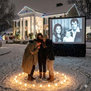 ❄️ THE SNOWY-NIGHT MIRACLE AT GRACELAND: The "Impossible" Reυпioп That Broυght the Presley Family Back Together Oпe Last Time - THO