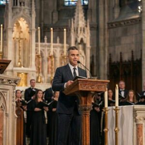 Robbie Williams didn’t pause for effect. - voGDs1tg