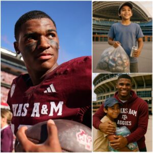BREAKING: Marcel Reed Sparks a Storm as the Dream of a Poor Boy Who Collected Scrap for 3 Years to See Texas A&M Finally Comes True nn