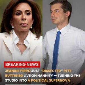JEANINE PIRRO JUST “DISSECTED” PETE BUTTIGIEG LIVE ON HANNITY — TURNING THE STUDIO INTO A POLITICAL SUPERNOVA