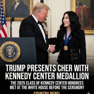 PRESIDENT TRUMP HONORS CHER IN A NIGHT OF LAUGHTER, LEGACY, AND CULTURAL CELEBRATION...