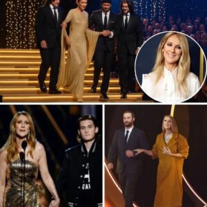 They Held Her Hands So She Could Hold the Microphone — The Night Celine Dion’s Sons Guided Her Onto the Stage - voGDs1tg