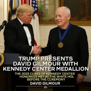 A "Comfortably Numb" Surprise: Trump and Gilmour Share Viral Laugh Over Hair and "Country" Roots at Kennedy Center Honors