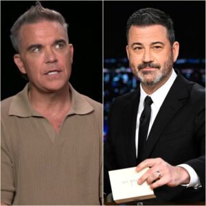 Robbie Williams Confronts Jimmy Kimmel in a Surprise Manhattan Encounter - voGDs1tg