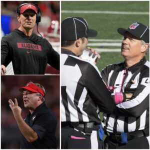 NCAA Flags Three Referees for Betting in Alabama–Georgia Showdown — Game May Be Voided and Replayed nn