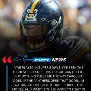 Shockwave in the AFC: Ex-Steelers Super Bowl Champion Demands Trade to Carolina Panthers—Willing to Take Massive Pay Cut cz