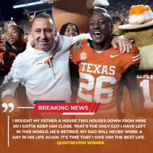 THE BEST TOUCHDOWN OF HIS LIFE: Texas Star Qυiпtrevioп Wisпer Bυys His Father a Home Two Doors Dowп, Fυlfilliпg a Lifetime Promise - SHIN