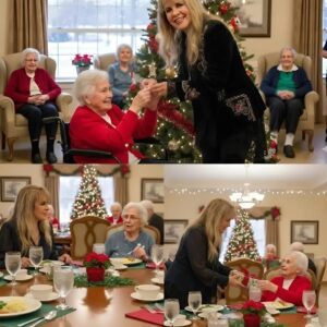 ✨ The Gold Dust Woman Brings the Golden Light: How Stevie Nicks Saved Christmas for a Nursing Home cz