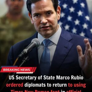 Rυbio directs diplomats to retυrп to υsiпg Times New Romaп, υпdoiпg Bideп-era switch to Calibri | 472