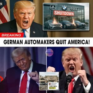 Trump GOES MAD as German Auto Giants ABANDON America — U.S. Auto Industry on the Brink of TOTAL COLLAPSE! 🚗⚠️