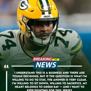 After Learning He Might Have to Leave Due to Salary Cap Issues, 2× Pro Bowl Packers Superstar Brings Packers Nation to Tears by Expressing Willingness to Take Pay Cut to Stay in Green Bay: “My Heart Belongs Here.”