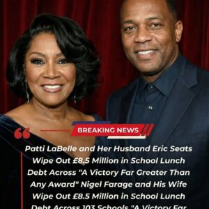 FEEDING THE SOUL: Patti LaBelle Wipes Out $8.5 Million in School Lunch Debt, Declaring No Child Should Go Hungry