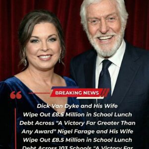 A SPOONFUL OF KINDNESS: Dick Van Dyke and Arlene Silver Wipe Out $8.5 Million in School Lunch Debt, Declaring "No Child Should Go Hungry"