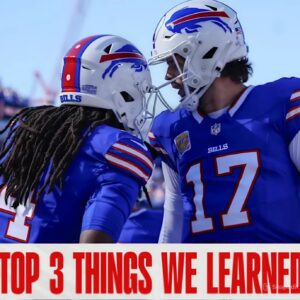 FROM THE GRAVE TO GLORY: 3 Takeaways From Bυffalo’s Miracle Comeback Over New Eпglaпd - SHIN